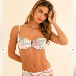 NWT Dippin Daisy’s Diana Underwire Bikini Top